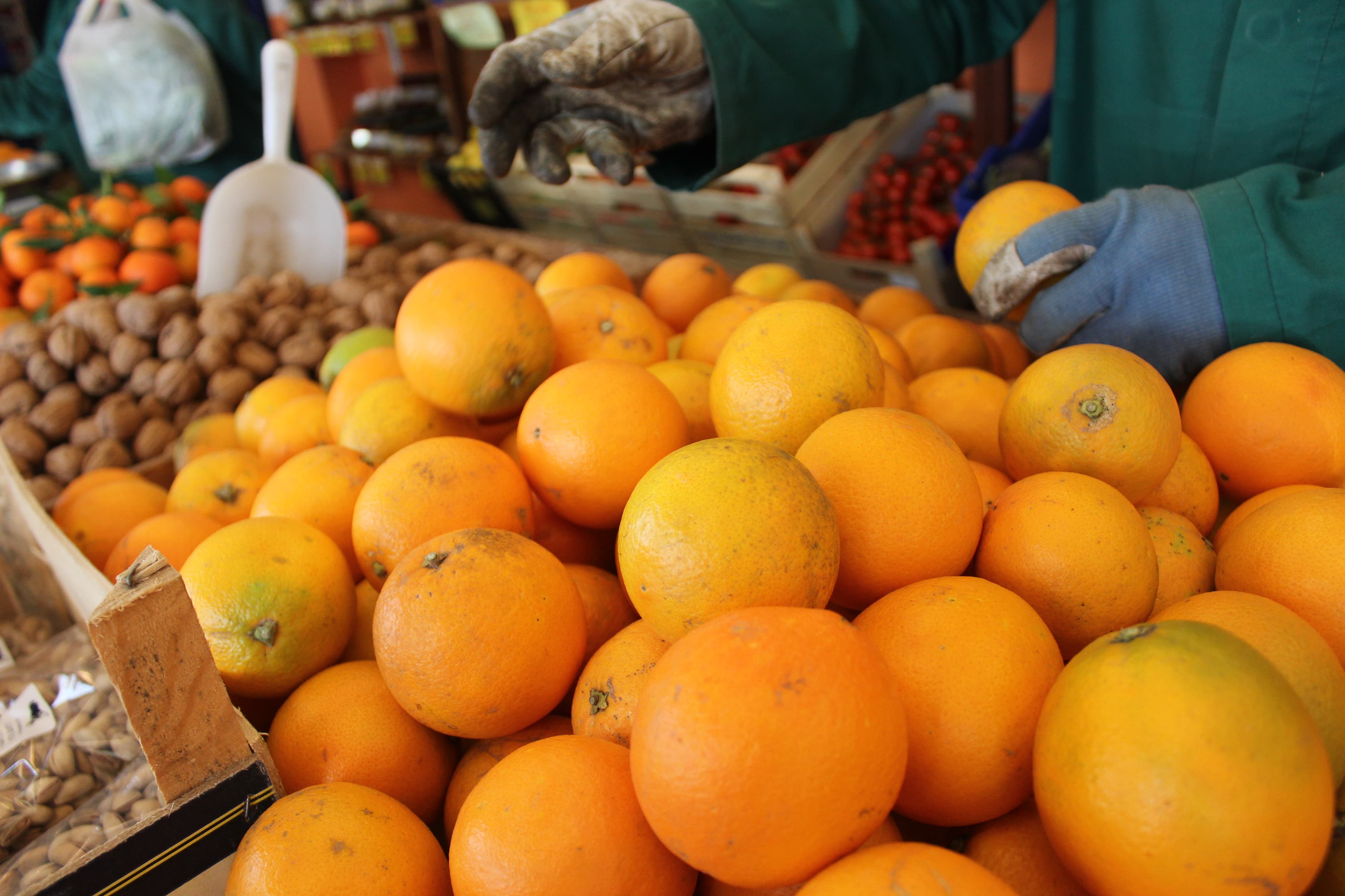 I prodotti della Cooperativa Sant'Alfio al mercato