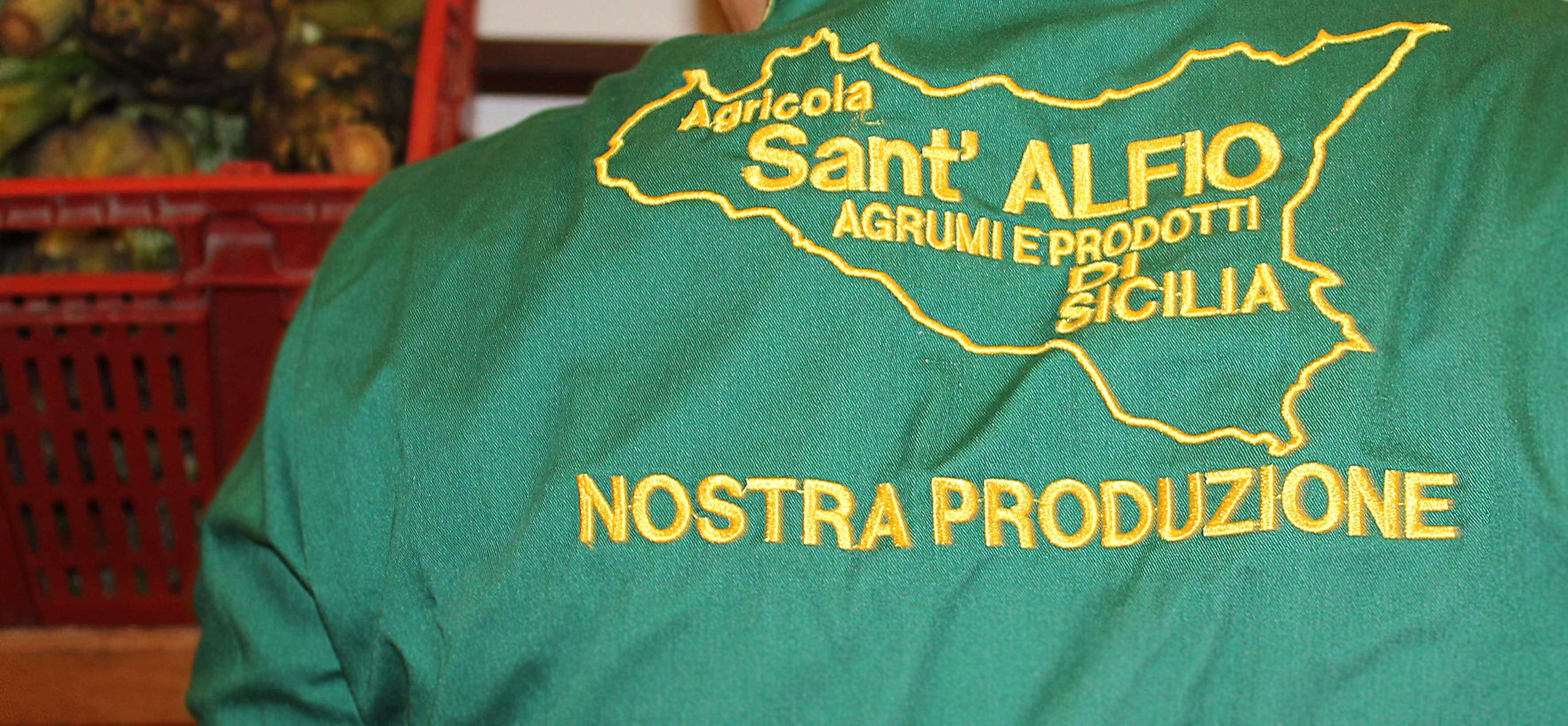 Maglietta della Cooperativa Agricola Sant'Alfio - Agrumi e Prodotti Sicilia